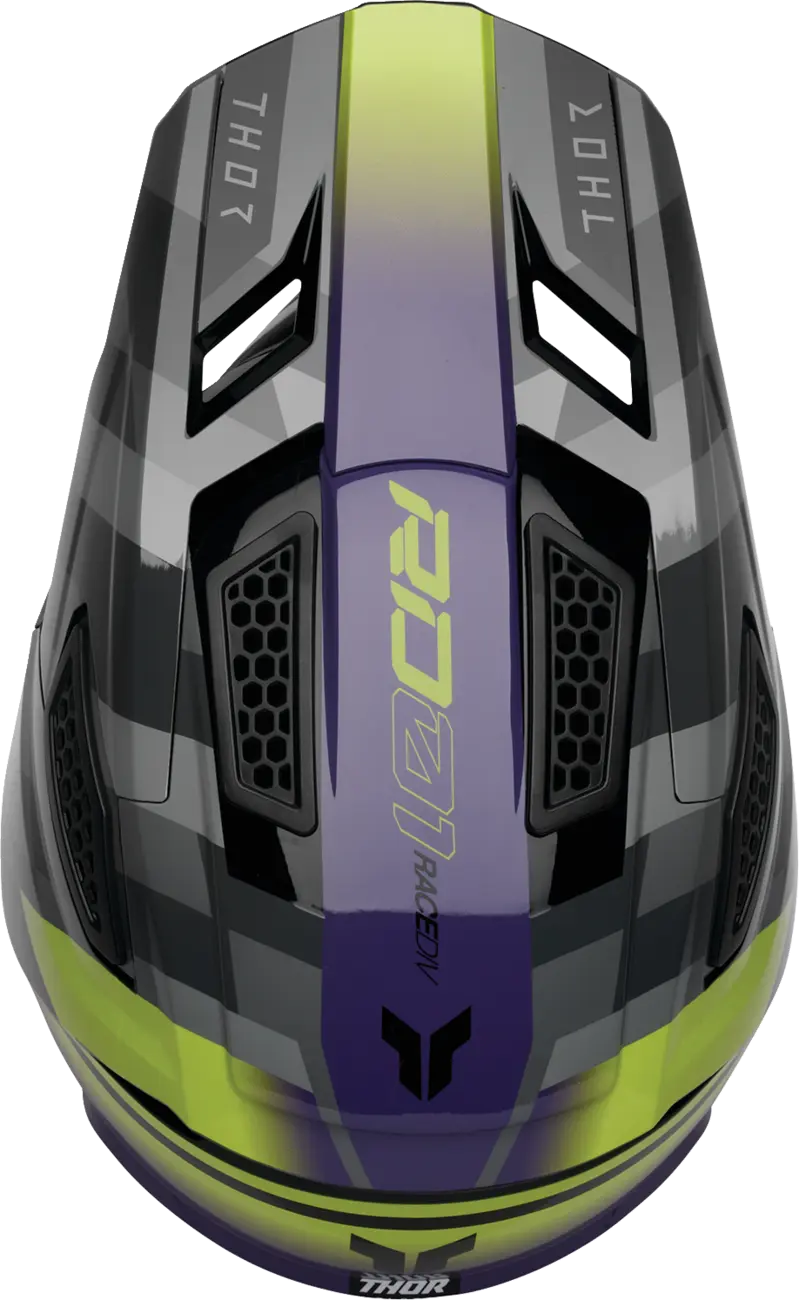 Casco THOR Fleet Camber Negro Gris Verde