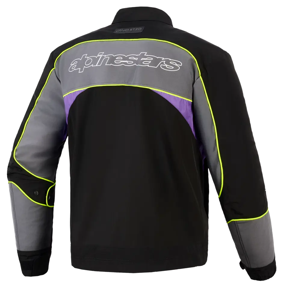 Chaqueta Alpinestars Unite Negro Gris Amarillo