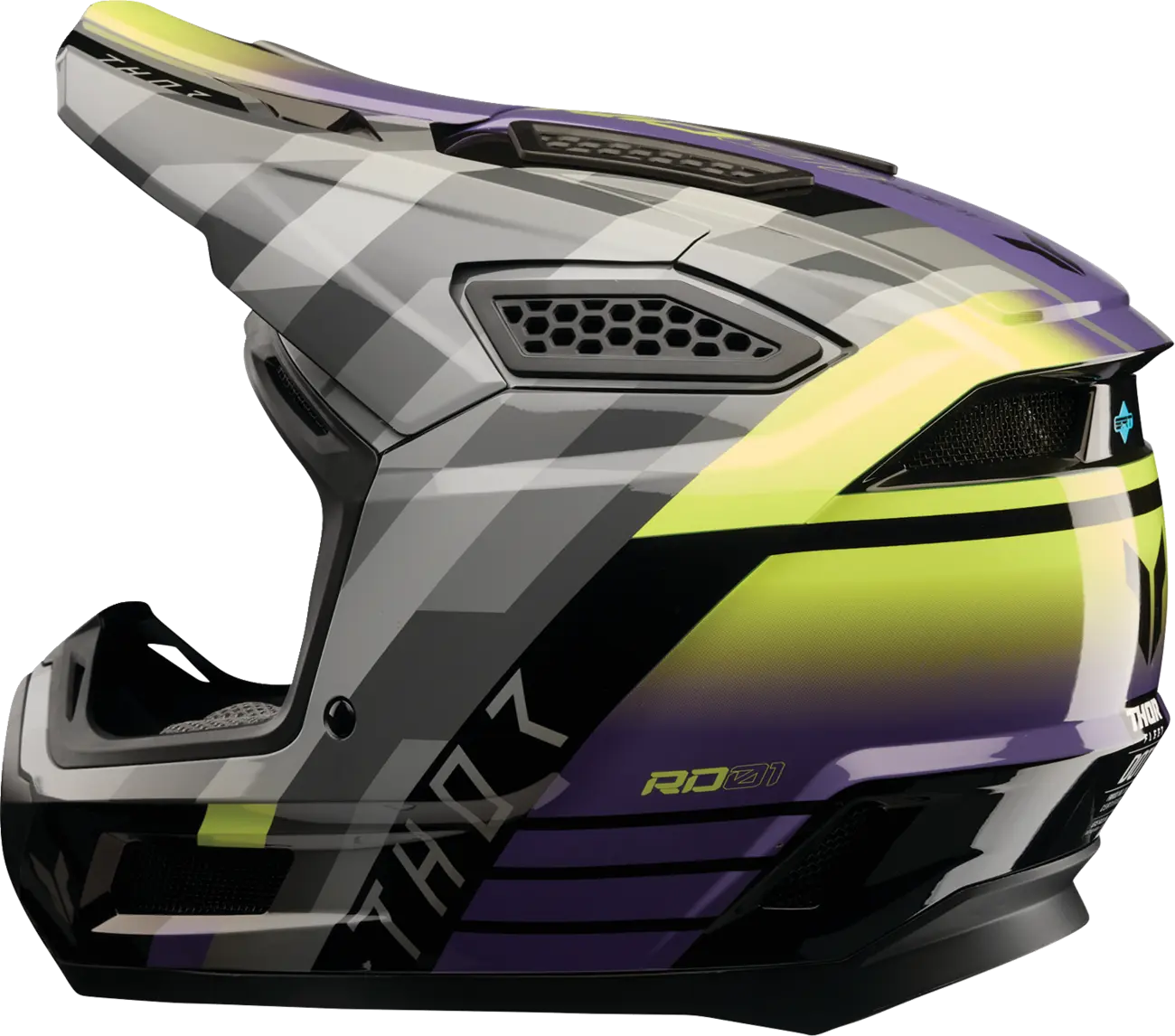 Casco THOR Fleet Camber Negro Gris Verde