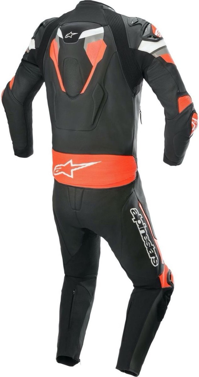 Mono Alpinestars Atem V4 Negro Gris Rojo 2pc