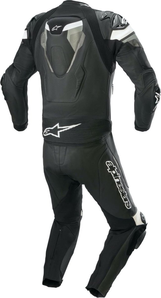 Mono Alpinestars Atem V4 Negro Gris Blanco 2pc DES