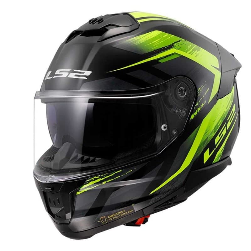 Casco integral LS2 FF808 Stream II Fury 22-06 Negr image_1