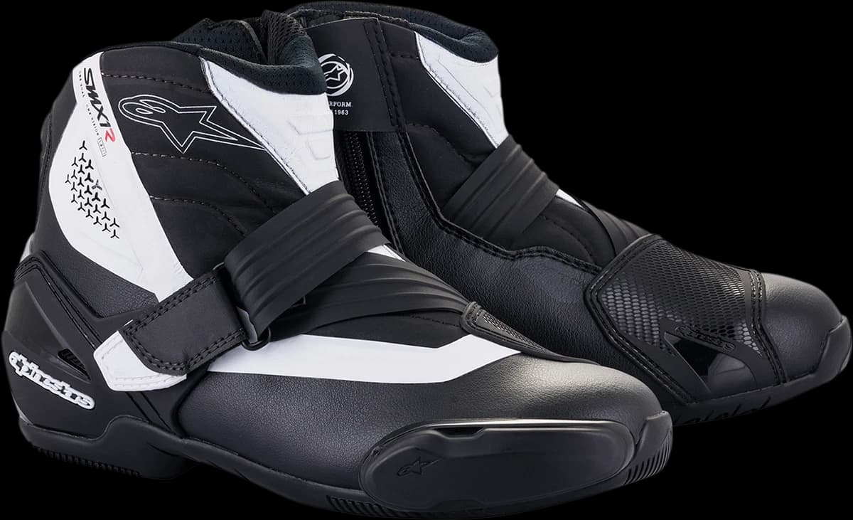 Botas Alpinestars SMX-1 R V2 Negro Blanco (Clonado image_1