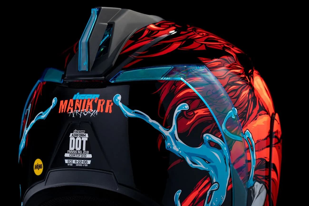 Casco ICON Airflorm MIPS Manik'RR Rojo Casco ICON Airflorm MIPS Manik'RR Rojo