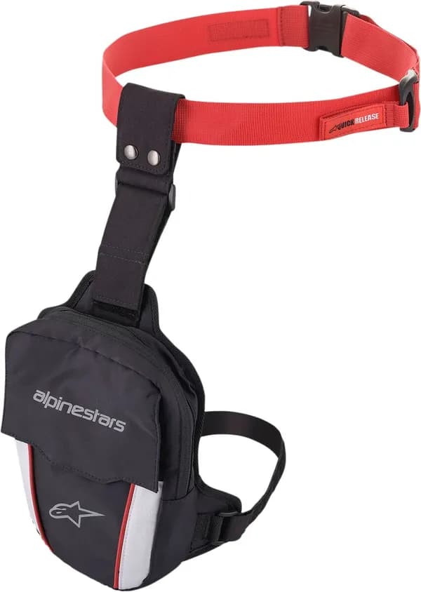 Bolsa pierna Alpinestars Access Thigh Negro Rojo B image_1