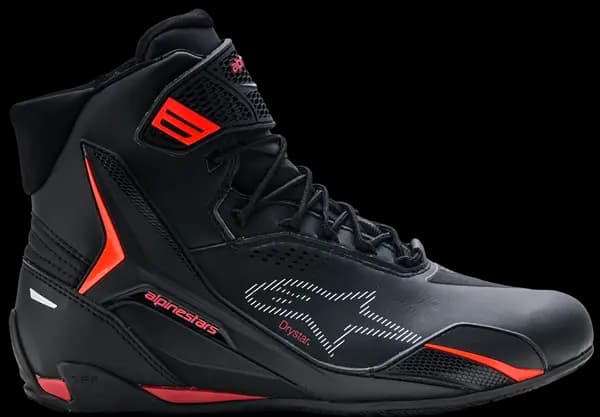 Botas Alpinestars FASTER-4 Drystar Negro Rojo image_1