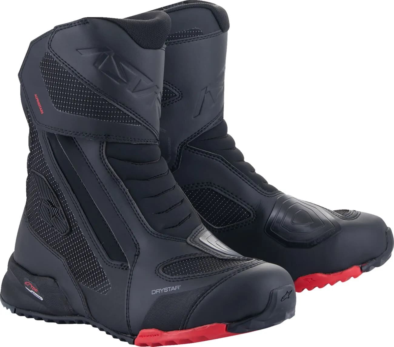 Botas Alpinestars RT-7 Drystar Negro Rojo - 244302313 (Clonado) image_1