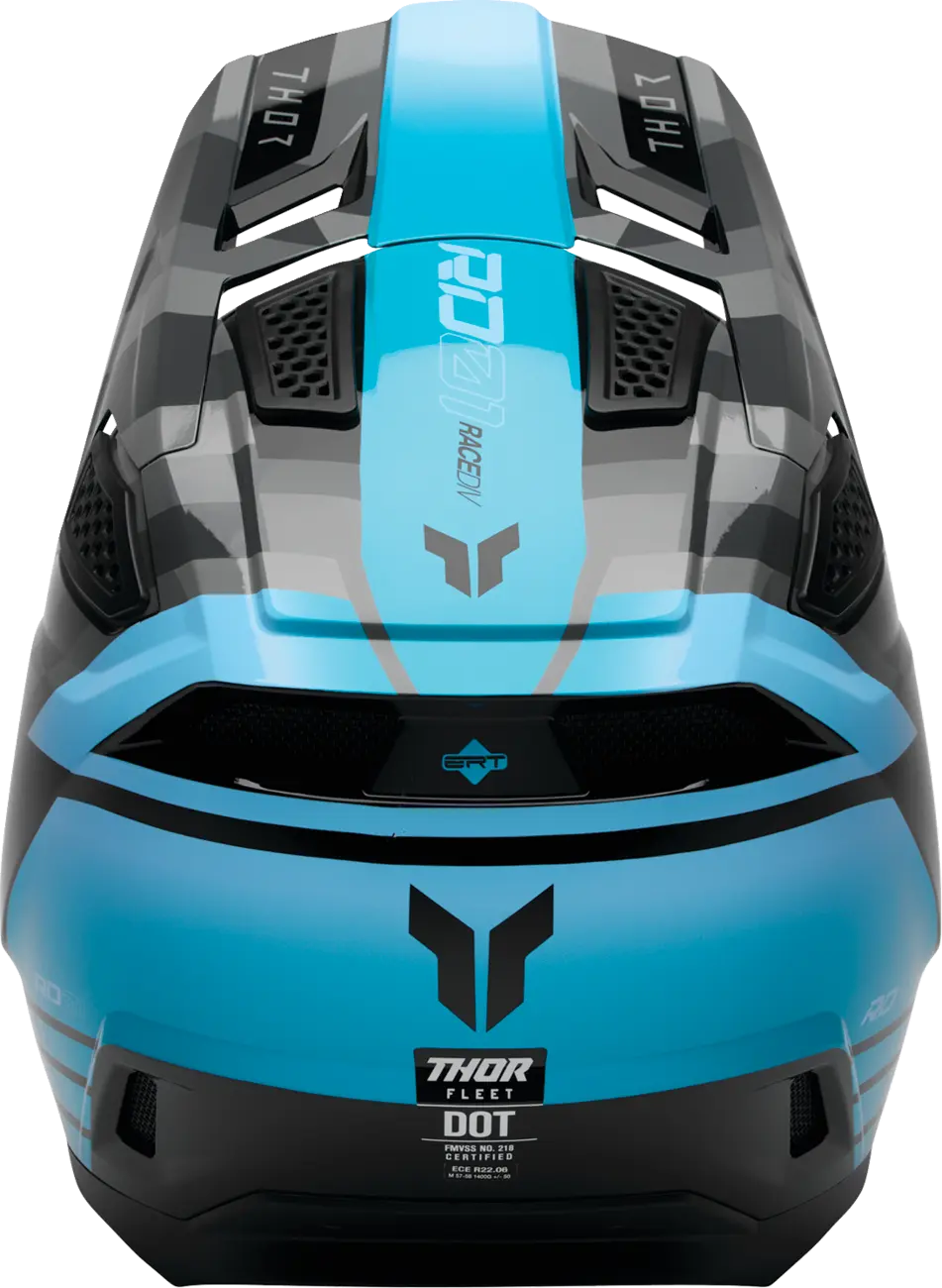 Casco THOR Fleet Camber Negro Turquesa Casco THOR Fleet Camber Negro Turquesa