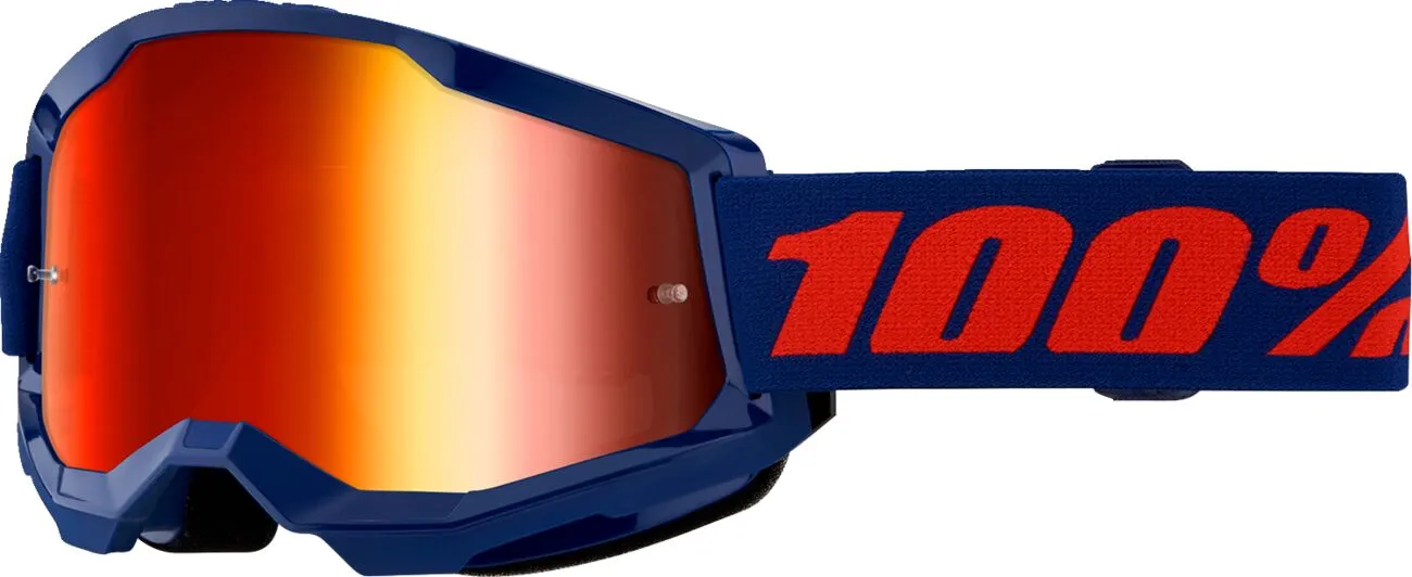 Gafas 100% Strata-2 Azul Rojo Espejo image_1