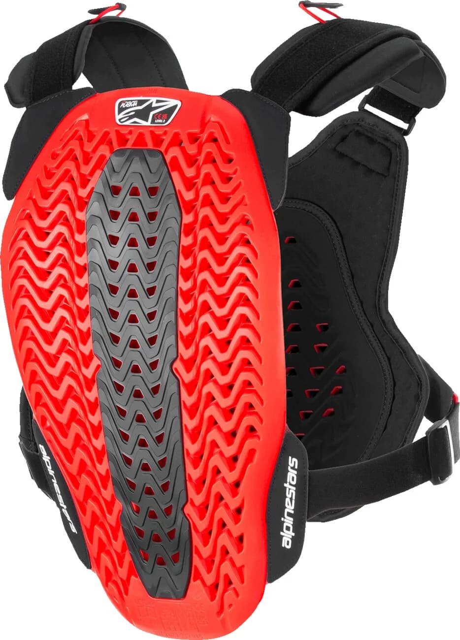 Protector Alpinestars A-5 Plasma Negro Rojo Protector Alpinestars A-5 Plasma Negro Rojo
