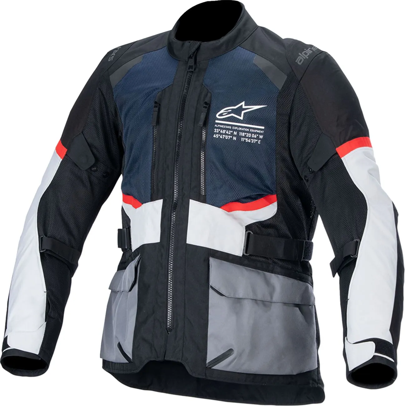 Chaqueta Alpinestars Andre Air Drystar Negro Gris Azul image_1
