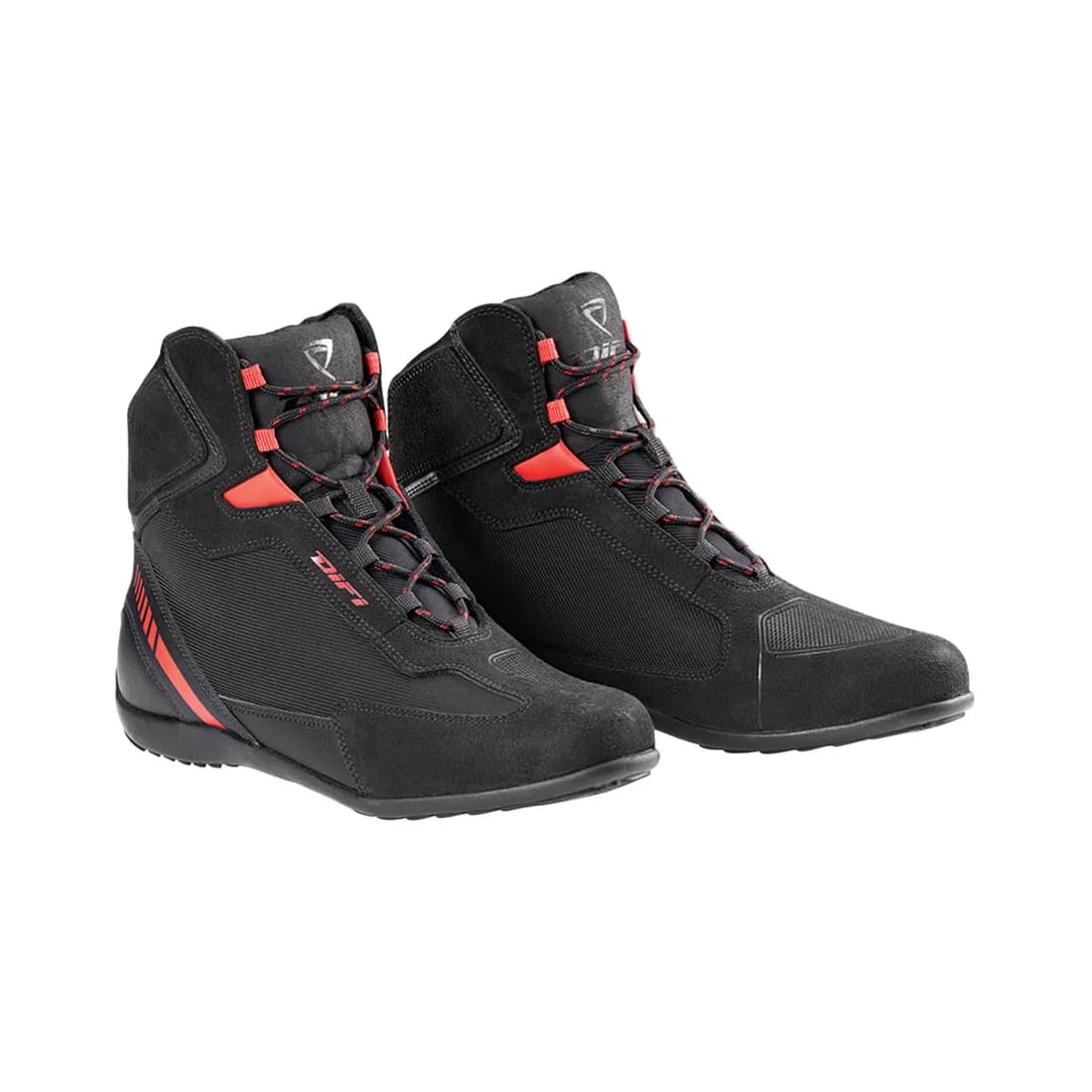 Botas Difi Miles Negro Rojo image_1